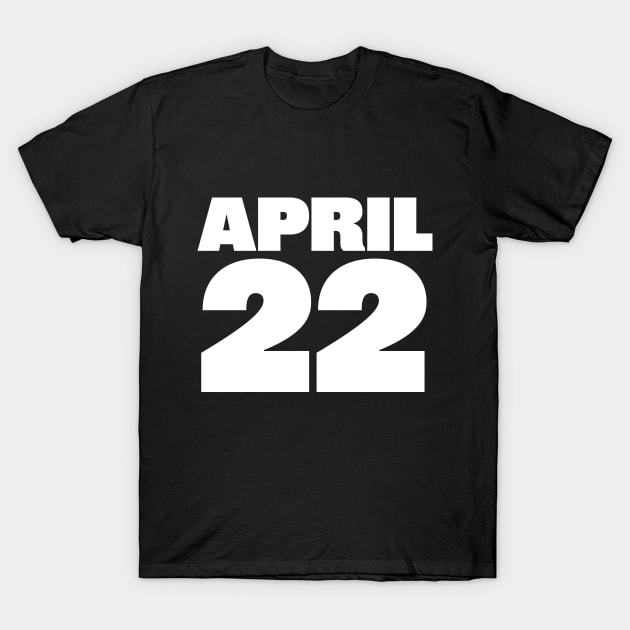 Earth Day April 22 T-Shirt by ellenhenryart